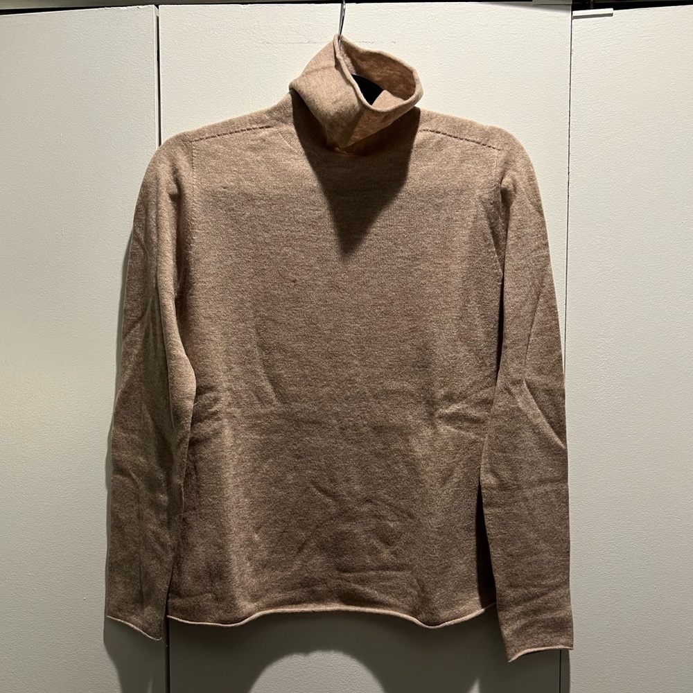 Hirsch & Timber Camel Beige Turtleneck Sweater